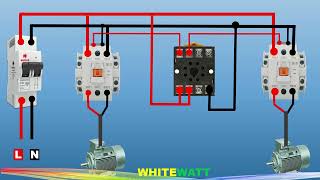 Twin timer connection |how to connect twin timer with motor