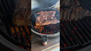 Volume up ⬆️ for Skirt Steaks sizzling on Cinco de Mayo! 🔥🔥 #shorts #fyp #viral #food #bbq