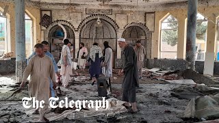 video: Watch: Aftermath as suicide bomber kills at least 55 at Shiite mosque in Afghanistan