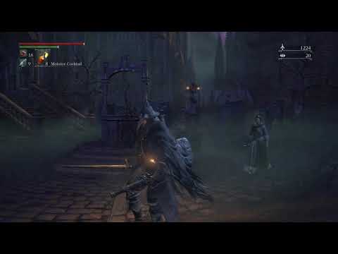 Bloodborne™_Taking Sister Adella for a walk and luring her to Amygdala