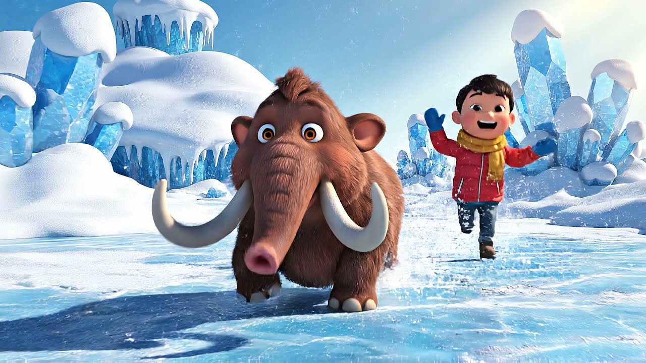 Ice Age Baby Manny Dropped the Snow Melon | Nursery Rhymes for Kids & Toddler Songs