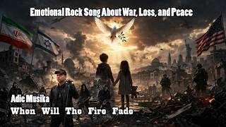 When Will The Fire Fade | Emotional Rock Song About War, Loss, and Peace | Adie Musika