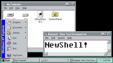 The Windows 95/NT 4 Shell on Windows NT 3.51! (NewShell)