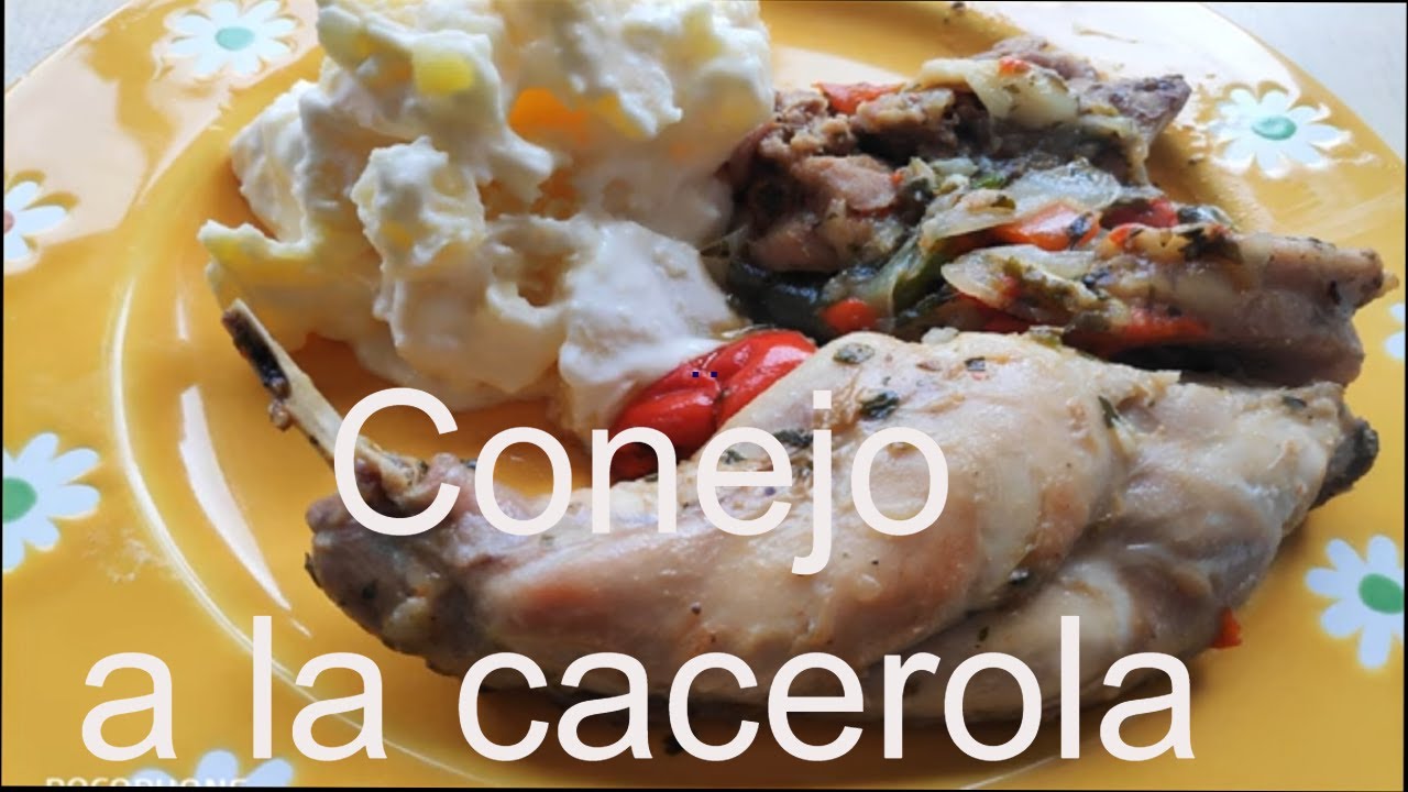 *Como cocinar  Conejo  a la cacerola, fácil y rápido.
