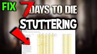 7 Days to die – How to Fix Fps Drops & Stuttering – Complete Tutorial