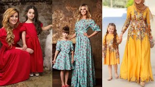 Matching mother daughter dresses 2022 // mom and daughter same dresses