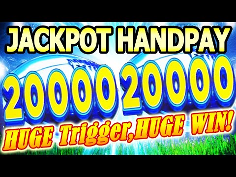 JACKPOT HANDPAY in Super Bowl Link during my Shinobi Bowl live stream! HUGE Bonus Trigger, HUGE WIN!