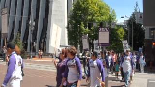 3. Justice for Janitors - Protest Rally and March - Portland Oregon 6.15.12