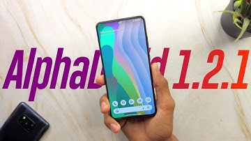 FINALLY AlphaDroid v1.2.1 For Redmi K20 Pro ⚡ Inspired From CrDroid 😬
