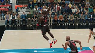 Michael Jordan Dunks in Slow Motion || NBA 2K22 PS5