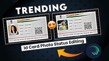 New Viral Trending Id Card Photo video editing| identy Card Video status editing |alight motion 2023