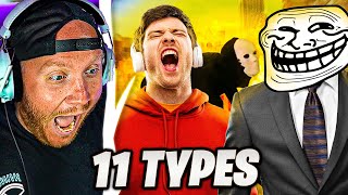 TIMTHETATMAN REACTS TO 11 TYPES OF WARZONE PLAYERS