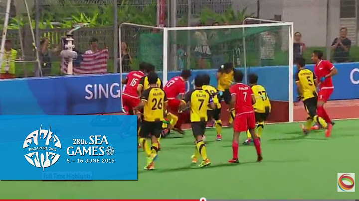 Hockey men Gold Medal Match full-time highlight (Day 8) | 28th SEA Games Singapore 2015