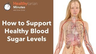 How to Support Healthy Blood Sugar Levels (Healthytarian Minutes ep. 39) by Healthytarian with Evita Ochel 2,335 views 7 years ago 2 minutes, 1 second