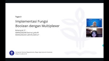 Tugas 3: Implementasi fungsi Boolean dengan multiplexer 2024 | KELOMPOK 17 #radig #kom120e