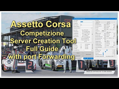 Assetto Corsa Competizione / Server Creation Tool / Guide / Simple and Easy Setup