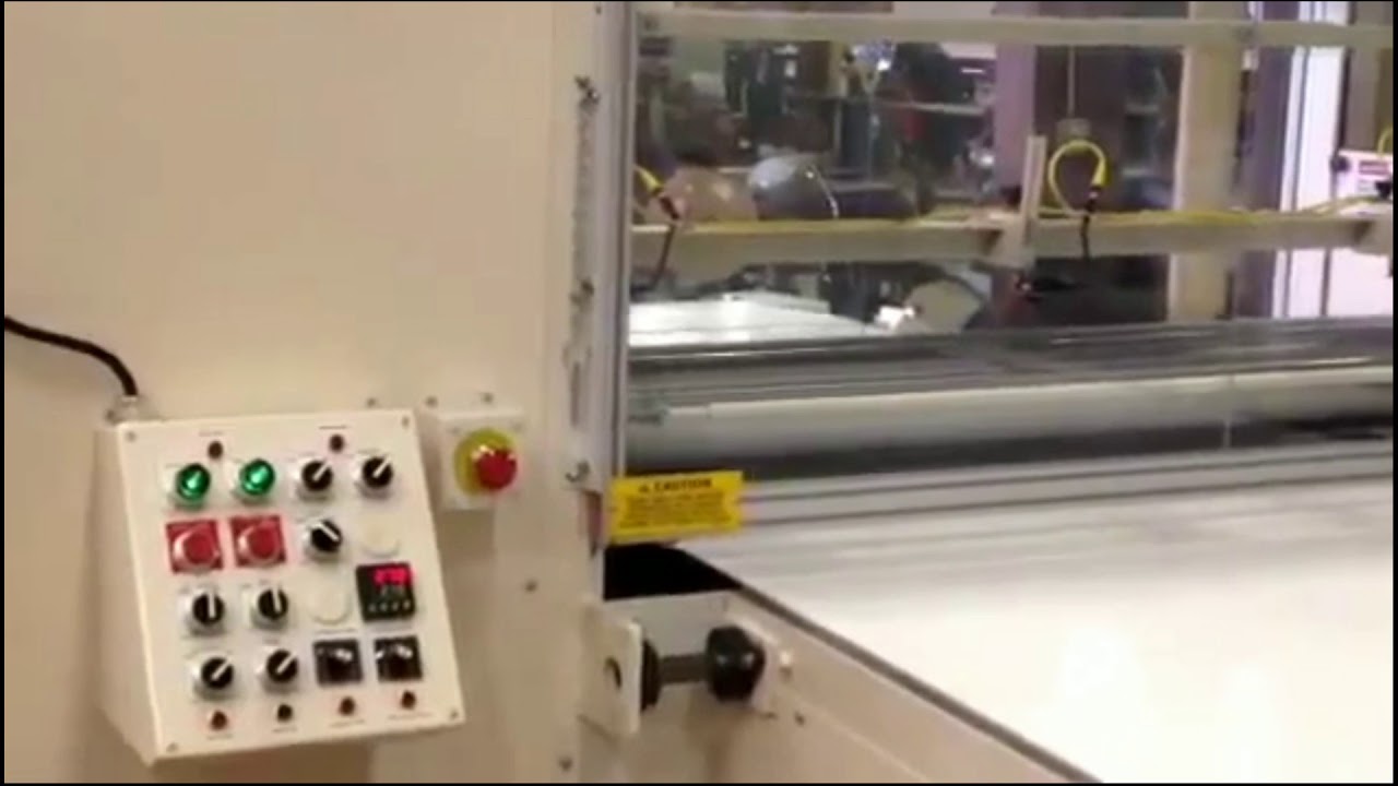 Union Hot Melt Roller Coater Single Sided Carpet/Vinyl Lamination Machine YouTube
