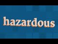 How To Say Hazardous - YouTube