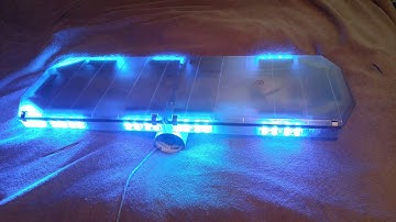 Code 3 2100 LED-X Blue 36" lightbar
