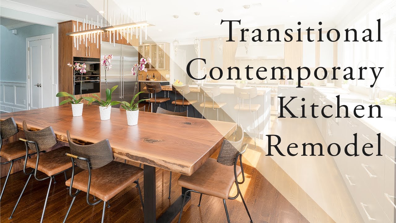 Transitional Contemporary Kitchen Remodel - Breeze Knoll, Westfield, NJ | GreenRose Design