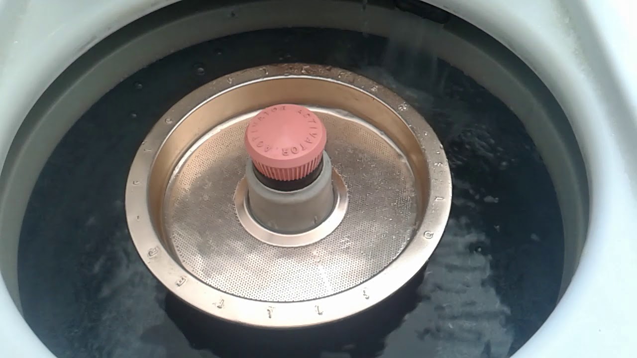 57 GE WA855 washer First fill & startup YouTube