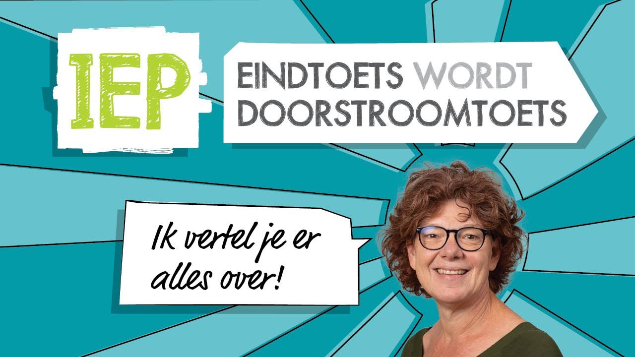 Iep Eindtoets Wordt Iep Doorstroomtoets Youtube