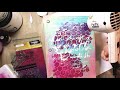 mixed media art-journal tutorial with 7 Dots Studio