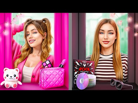 Twins Challenge! How to become popular in class!