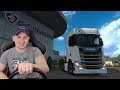 🚛МОЙ ПЕРВЫЙ ГРУЗОВИК. ИГРАЮ НА РУЛЕ в Euro Truck Simulator 2