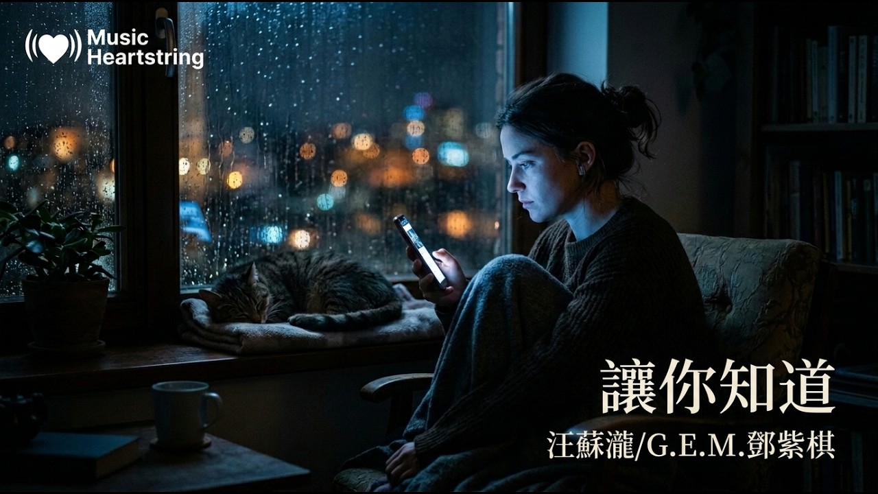 汪蘇瀧/G.E.M. 鄧紫棋《讓你知道》『那沒說的 想說的 讓你知道 那洶湧的 熱烈的 讓你知道 那靠近的 徘徊的 讓你知道』動態歌詞MV