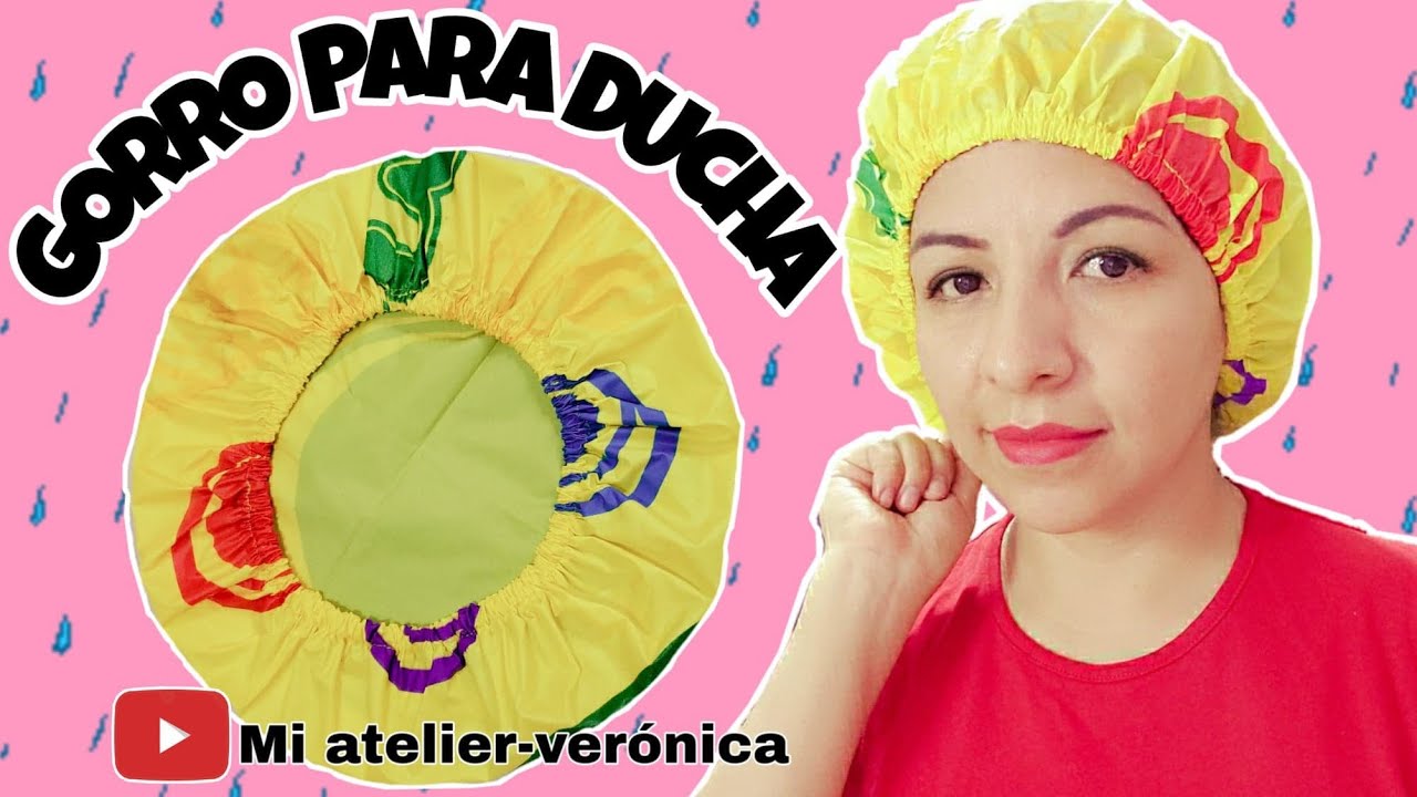 Tutorial✨✂️Gorro para DORMIR🌉y gorro de DUCHA 🛀vídeo 2 EN 1! 