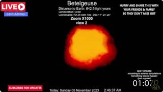 LIVE Betelgeuse Supernova Explosion Is Finally HAPPENING NOW!