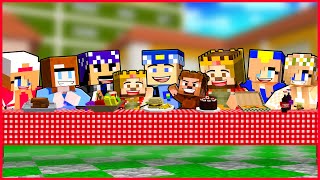 Thumbnail for FAKİR ŞEHİRDEKİ HERKESİ YEMEĞE DAVET ETTİ! 😂 - Minecraft