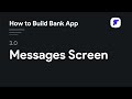 Bank App - Messages Screen (Time Lapse)