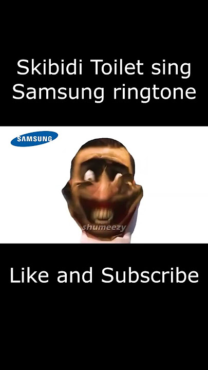 Skibidi toilet sing samsung ringtone