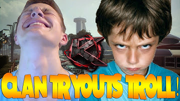 "COD TROLLING": KARNAGE CLAN TRYOUTS TROLL! ("COD BO2 Trolling")