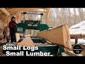 Making lumber from pine toothpicks