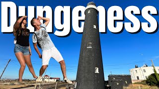 Dungeness, Kent And The Old And New Lighthouse