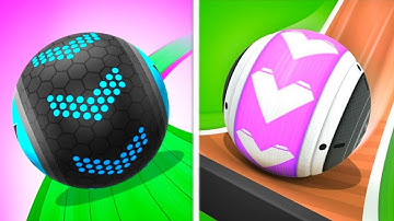 Going Balls VS GyroSphere , Android iOS Gameplay | Walkthrough , Ball Colour Run  New Update