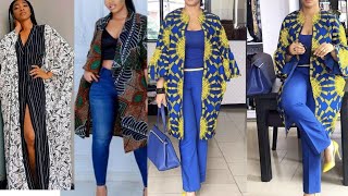 African print | Kimono Jacket Blazer Fashion Ideas Elegant and Classic #africanfashion #latest screenshot 3