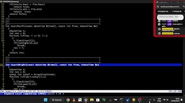 VIM EDITOR Programando Um Indicador para o Mercado Financeiro em MQL5 para o Metatrader - sessões