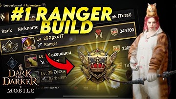 #1 RANGER BUILD IN DARK AND DARKER MOBILE 🐱