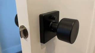 Sure Loc Hardware BG102 SQ FBL Bergen Square Privacy Knobset Review