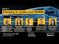 Episode 2 charging in condos and murbs  ev charging national discussion series 2023