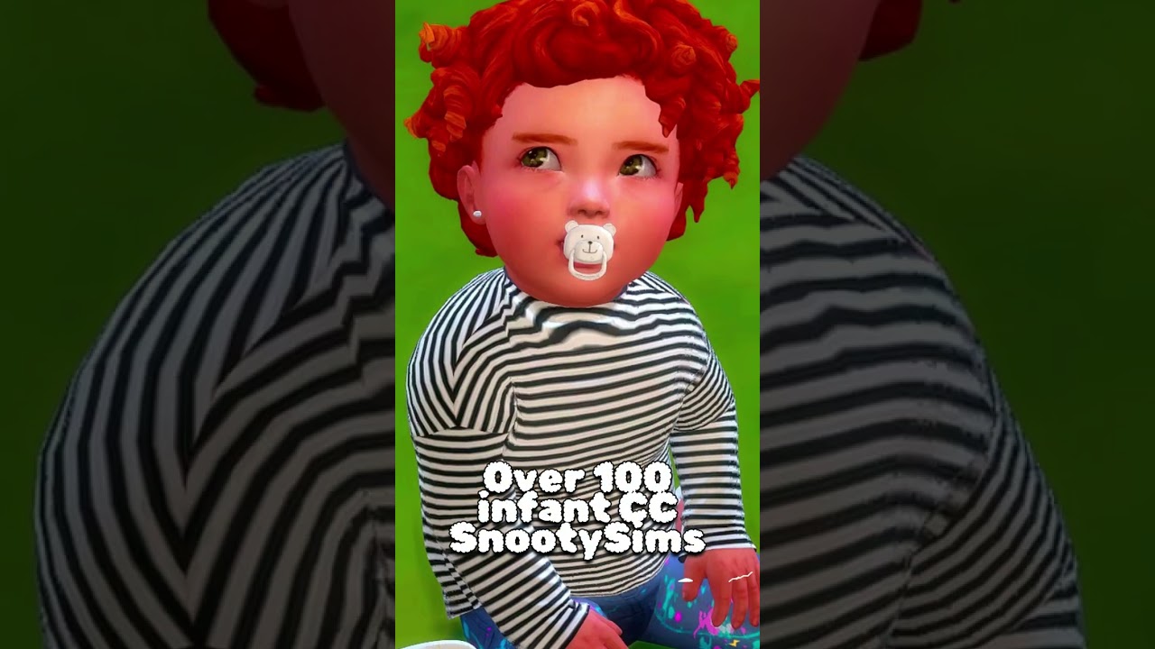 Base Game Infant CC Now on SnootySims 