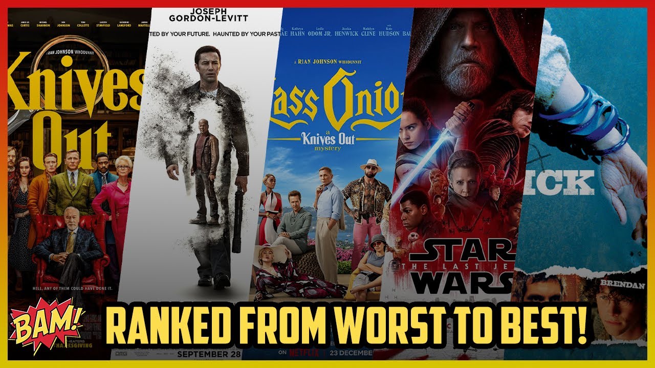 Rian Johnson Movies Ranked