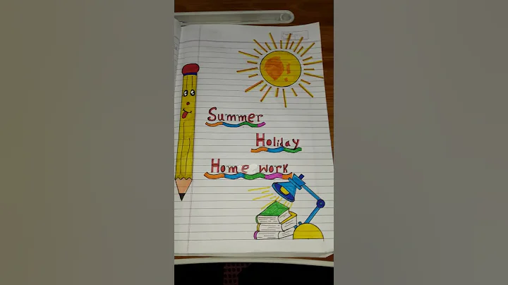 how to write summer holiday homework beautifully??? - DayDayNews