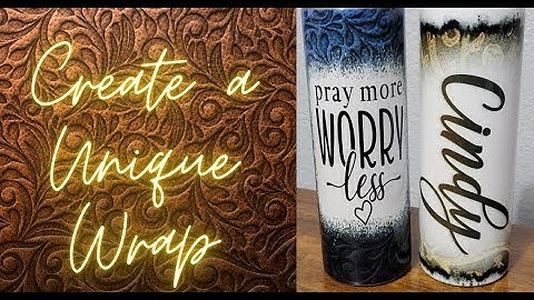 Beginners Guide to Using Word to Create a Unique Sublimation Tumbler Wrap #sublimationtumbler #diy
