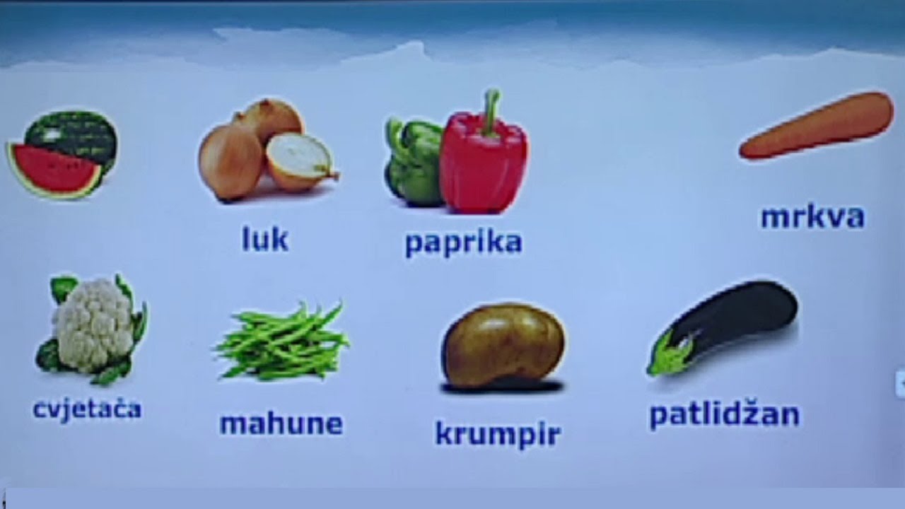 1. RAZRED - VOĆE I POVRĆE, BILJKE LJETI