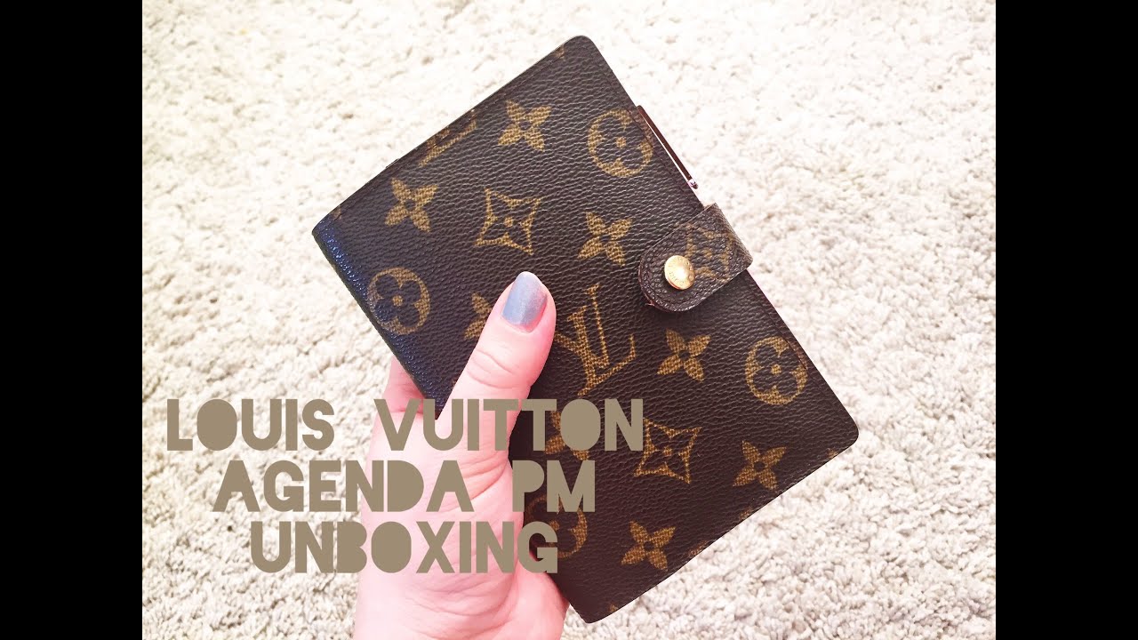 LOUIS VUITTON UNBOXING AGENDA PM - Reveal & organized - YouTube
